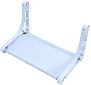 BCOATH Cat Window Hammock Cats Cat Hammock for Window Cat Bed Inside Pet Suction Outdoor Lit Pour Chat Cat Window Perch Hammock Window Hammock for Kitten Home Cat Perch Canvas Blue