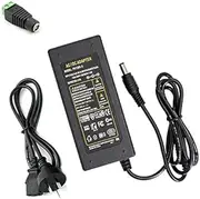 Universal AC DC Power Supply Adapter Charger (AC 100-240V to DC 12V 5A Plug 5.5x2.1mm) for Household Electronics, Router, Speaker, Tablet, LED Strips,Camera, Webcam, USB Hub, TV Box, and More