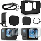 For GoPro HERO 11 12 Silicon Soft Case Protective Dirtproof Skin Cover & Lanyard