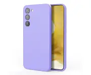 ZUSLAB Galaxy S24 FE 5G Case Nano Silicone Shockproof Gel Rubber Bumper Protective Cover for Samsung (2024) - Purple