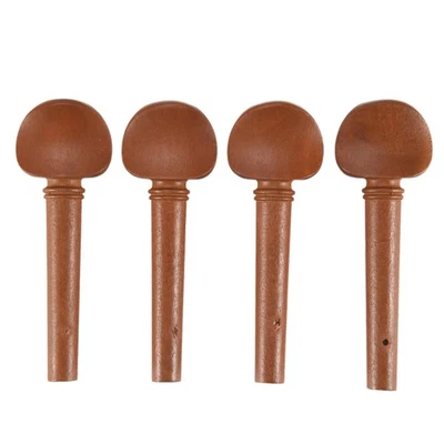4Pcs 4/4 Size Fiddle Tuning Peg Set Jujube Wooden Replacement For 4/4 Size8325