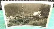 Unposted Alaska Postcard RPPC Nirvana Park Cordova Alaska by Photocraft #196 EKC