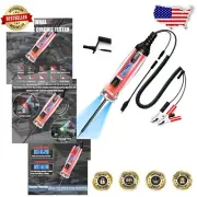 LCD Digital Circuit Probe Tester with Flashlight & Voltage Display for Autos
