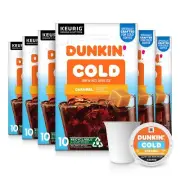 Dunkin' Cold Caramel Flavored Coffee 60 Keurig K-Cup Pods