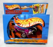 HOT WHEELS TWO DECKS OF PLAYING CAR IN COLLECTOR TIN - 2001 - NEW UNOPENED COND