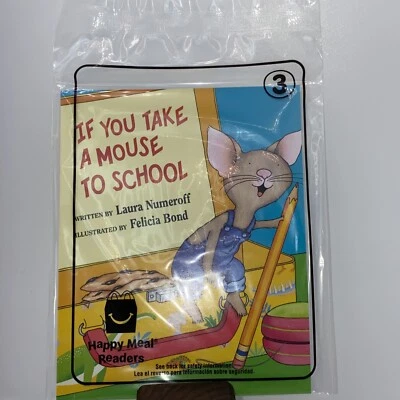 NEW SEALED McDonald’s 2023 Happy Meal Harper Collins Books - If You Take A Mouse
