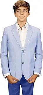 [Gioberti] Boys and Kids Lightweight Spring Seersucker Blazer Jacket