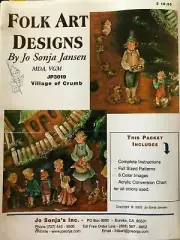 Tole Painting MEGA Pattern Packet: Village of Crumb by Jo Sonja Jansen