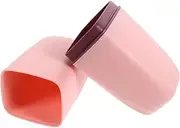 Anneome Multi Functional Travel Toothbrush Holder Cup Compact Portable Toothpaste Carrier for Bathroom Camping Travel Accessories for Outdoor Use Sakura