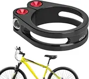 Seat Post Clamp,31.8/34.9mm Portable Seatpost Collar Clips - Seatpost Clamp Ring Fittings, Seatpost Tube Clip, Cycling Accessories for Folding Bikes