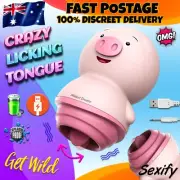 Vibrator G-Spot Tongue Licking Clitoris Massager G-Spot Stimulator Adult Sex Toy