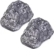 2pcs Fake Stone Key Hider Box Outdoor Key Storage for Garden Blends with Landscape for Hiding and Cash