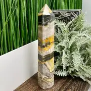 Bumblebee Jasper Tower Point Healing Crystal Generator 500g 203mm