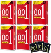 Japan 001 0.01 Mm Thinnest Condoms Large Size 3 Pieces X6 Boxes (Total 18 Pcs)