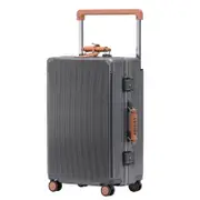 AIRWAY Titan Plus- Aluminium Frame Suitcase Medium Check-In Luggage 24 Inch