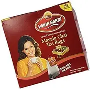 Pack of 2 - Wagh Bakri Masala Chai 100 Tea Bags 200 Gm (200 Grams Each)