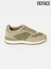 FatFace Khaki/Green Iva Runner Trainer (E81199) | $150