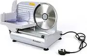 Kitchener Meat Deli Cheese Food Slicer 7.5" inch Professional Stainless Steel Blade Electric Heavy Duty Gear Driven 230V 150Watt 50Hz