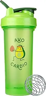 BlenderBottle Just For Fun Classic V2 Shaker Bottle, 28-Ounce, Avo Cardio