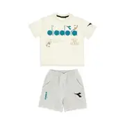 [DIADORA] DIADORA Two-piece cotton set Kids 8Y 8Y Multicolor