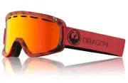 Dragon D1 Snow Goggles Red ( Over the Glasses ) Ski Snowboard Sports Lumalens