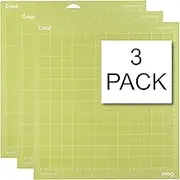 Cricut StandardGrip Machine Mats 12in x 12in, Reusable Cutting Mats for Crafts with Protective Film, Use with Cardstock, Iron On, Vinyl and More, Compatible with Cricut Explore & Maker (3 Count)