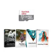 SanDisk Ultra 32GB 100MB/s UHS-I Class 10 microSDHC Card with Corel Deluxe Photo