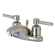 Kingston Brass Concord 4 in. Centerset 2-Handle Bathroom Faucet in Brushed