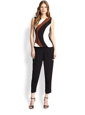 NWT Kate Spade New York Rio Swirl Crepe Tatiana Top Blouse Tank Size 6 MSRP $228