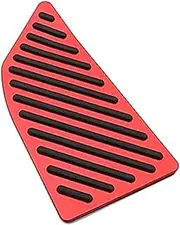 Wivplex for Toyota, for Corolla, E210 12th 2019 2020 2021 2022 Car Pedals Pads Accelerator Fuel Brake Footrest Pedal Plate Covers Accessories Foot Pedal Cover Pedal Cover(Black FOOTREST 1PCS RED)