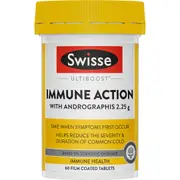 Swisse Ultiboost Immune Action Tablets 60 Tablets