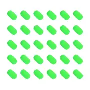 30 Pack Fishing Foam Floats 0.7 Inch, Snell Floats Fly Fishing, Green