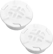 DRESSOOS 2PCS Slide Accessory Screw Caps Fixing Screw Covers for Indoor Slides Safe Plastic Material Easy Installation Secure Fit Robust Design