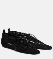 [Toteme] Toteme Crochet flats AU 5 black