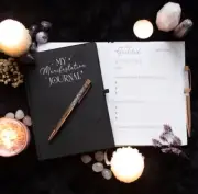 Manifestation Journal with Amethyst Pen