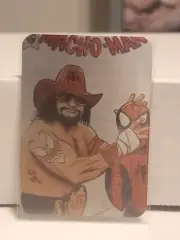 Kyle Willis Signed Metal Art Card ~ Macho Man & Spider-Man