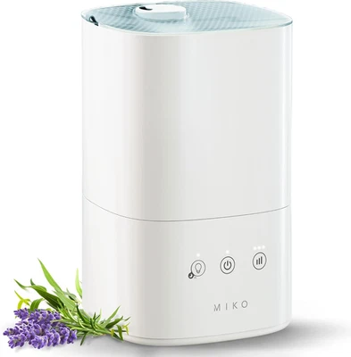 Ultrasonic Humidifiers for Large Room & Bedroom- Water Filter, Auto Mode, No Lea