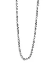 Lagos Men's Sterling Silver Anthem Double Link Caviar Chain Necklace, 20 - Exclusive