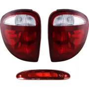 Tail Light Kit For 2001-2003 Dodge Caravan Grand Caravan LH RH Clear/Red Halogen (for: Chrysler)