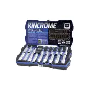 18 Pcs of Kincrome 1/2" Drive LOK-ON Socket & Spark Plug Set - Deep Sockets