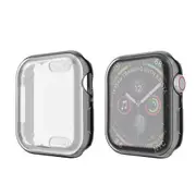 For Apple Watch iWatch Series SE 6 5 4 3 2 1 Case Soft Full Cover 44 38 40 42 mm (Black - 44mm)