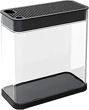 Icon Chef Universal Knife Block Rectangle Holder Storage Organiser Vegetable & Fruit Knives - Transparent Rectangle