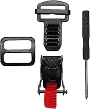 Helmets Quick Release Buckle Set - Motorcycle Helmets Quick Release Accessories for Motorcycle Helmets, Quick Release Strap, Double D-Secure Quick Release Clip, Quick Buckle Straps with
