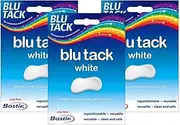 3 x Bostik Blu Tack Mastic Putty Approx 60g White
