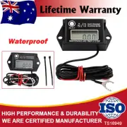 Digital Tachometer Hour Meter Tiny Tach Fit Small Engine Motor Black Outboard (for: Honda)