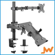 Brateck Double Joint Articulating Steel Monitor Arm