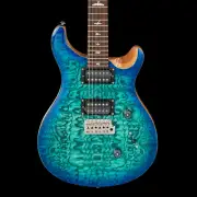 PRS SE Custom 24 Burled Ash Limited Edition - Lake Blue (Natural Back)