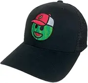 Checkered Flag Sports Ross Chastain #1 NASCAR 2025 Manny Melon Man Logo Black Mesh Adjustable Hat, Black, One Size