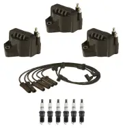 Ignition Wires 3 Coils 6 Spark Plugs Kit ACDelco For Buick Lucerne 06 3.8L VIN 2