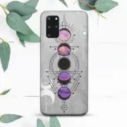 Astrology Moon Phase Purple Case For Samsung Note 20 S10 S20 S21 S22 S23 S24 FE